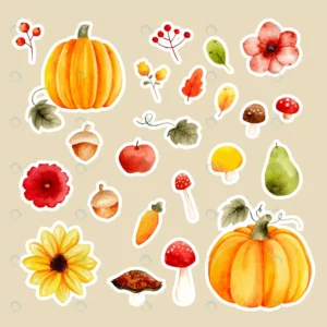 watercolor autumn fruit flower mushroom plant stic rnd904 frp16334018 - title:Home - اورچین فایل - format: - sku: - keywords: p_id:18