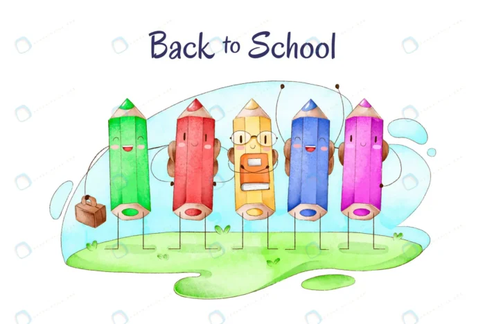 watercolor back school background crcf7237610 size13.62mb - title:وکتور کاراکترهای کارتونی مداد - اورچین فایل - format:EPS - وکتور - sku:crcf7237610 - keywords:وکتور کاراکترهای کارتونی مداد, وکتور, آبرنگ, بکگراند, دانلود رایگان, فایل تکی, کاراکتر, مدرسه و آموزش, وکتور رایگان p_id:65425
