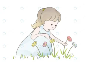 watercolor cute girl picking wild flowers vector crcc951e0a0 size1.77mb - title:Home - اورچین فایل - format: - sku: - keywords: p_id:18