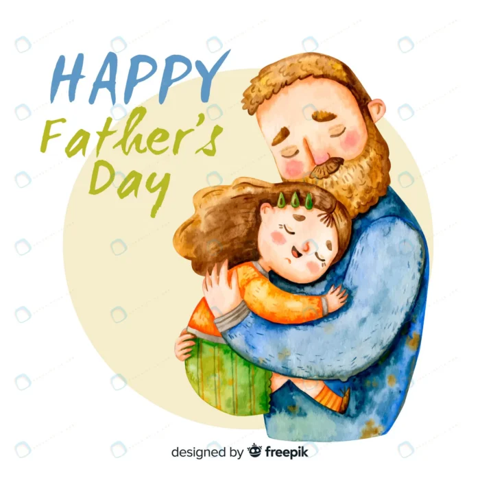 watercolor father s day background crc26f57d08 size9.65mb - title:طرح کارتونی تبریک روز پدر با فرمت وکتور - اورچین فایل - format:EPS - وکتور - sku:crc26f57d08 - keywords: p_id:33694