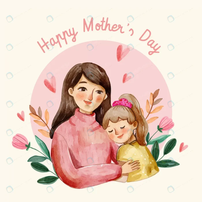 watercolor mothers day illustration crc0bb066aa size8.74mb - title:دانلود وکتور تبریک روز مادر با کاراکتر - اورچین فایل - format:EPS - وکتور - sku:crc0bb066aa - keywords: p_id:84751