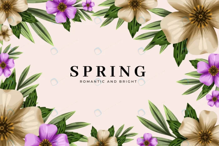 watercolor spring floral background 3 crc70636179 size33.67mb - title:وکتور بهاری به همراه گل های رنگارنگ به سبک آبرنگ - اورچین فایل - format:EPS - وکتور - sku:crc70636179 - keywords: p_id:55196
