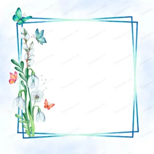 watercolor spring floral frame with butterflies crc00434314 size18.95mb - title:Home - اورچین فایل - format: - sku: - keywords: p_id:18