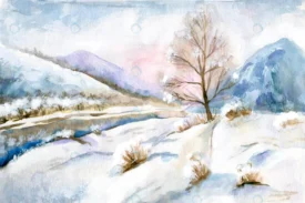 watercolor winter landscape crc00774530 size24.99mb - title:Home Main - اورچین فایل - format: - sku: - keywords: p_id:18