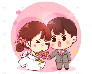 wedding couple cartoon character illustration crc1f09abbf size5.33mb - title:Home - اورچین فایل - format: - sku: - keywords: p_id:18