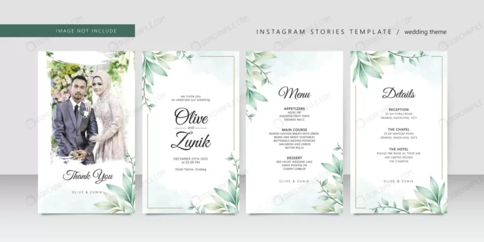 wedding instagram stories template with leaves wa crc3ed08896 size36.32mb - title:استوری اینستاگرام کارت دعوت عروسی - اورچین فایل - format:EPS - وکتور - sku:crc3ed08896 - keywords:استوری اینستاگرام کارت دعوت عروسی p_id:105013
