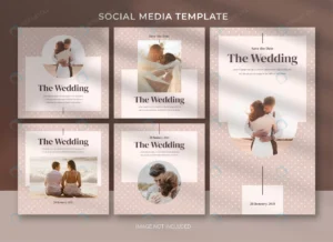 wedding social media post bundle template crc16546c35 size4.48mb 1 - title:Home - اورچین فایل - format: - sku: - keywords: p_id:18