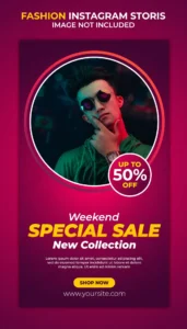 weekend fashion sale with special offer instagram crce1e121d6 size2.28mb - title:Home - اورچین فایل - format: - sku: - keywords: p_id:18