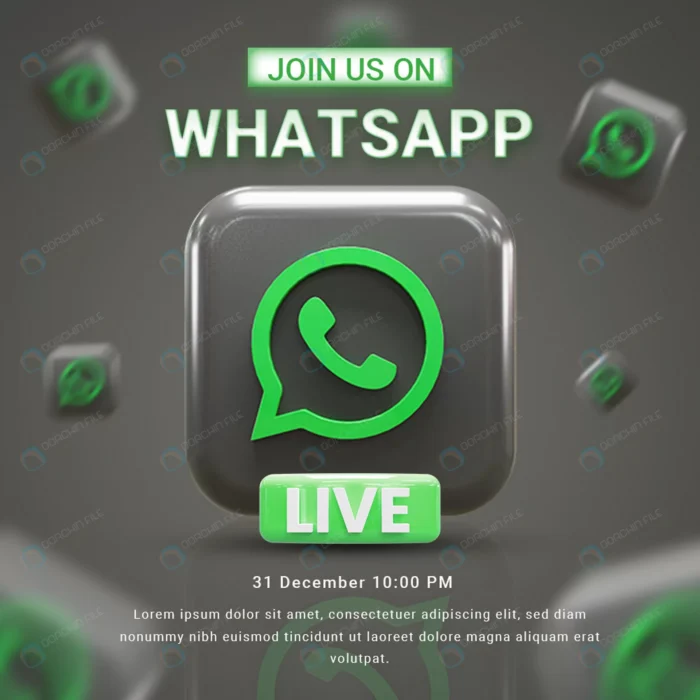 whatsapp live social media promotional banner wha crcb76da4ab size3.23mb - title:آیکون لایو شبکه مجازی whatsapp - اورچین فایل - format:PSD - فتوشاپ - sku:crcb76da4ab - keywords: p_id:56850