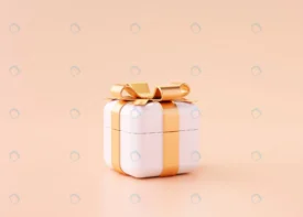 white gift box with gold ribbon present surprise crc3b98d9f9 size12.28mb 7400x5300 - title:Home Main - اورچین فایل - format: - sku: - keywords: p_id:18