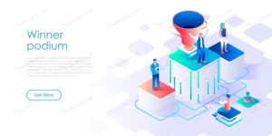 winner podium isometric landing page template crc5a6cb4b0 size2.77mb - title:Home - اورچین فایل - format: - sku: - keywords: p_id:18