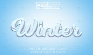 winter 3d text style effect psd premium template rnd887 frp31553199 - title:Home - اورچین فایل - format: - sku: - keywords: p_id:18