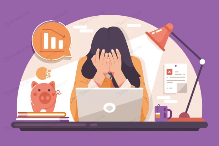 woman depressed due bankruptcy caused by coronavi crc140b3da2 size0.45mb - title:وکتور زن ناراحت به دلیل ورشکستگی - اورچین فایل - format:EPS - وکتور - sku:crc140b3da2 - keywords: p_id:91359