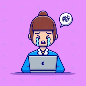 woman employee crying with laptop cartoon people crc0f7f871c size0.64mb - title:Home - اورچین فایل - format: - sku: - keywords: p_id:18