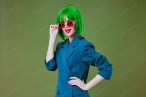 woman green wig stylish glasses fashion posing gr crc539cf68e size13.36mb 6578x4385 - title:Home - اورچین فایل - format: - sku: - keywords: p_id:18