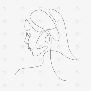 woman head lineart illustration one line style dr crc3d05b020 size1.42mb 1 - title:Home - اورچین فایل - format: - sku: - keywords: p_id:18