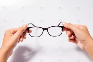 woman holding black eye glasses spectacles with sh rnd264 frp31319334 - title:Home - اورچین فایل - format: - sku: - keywords: p_id:18