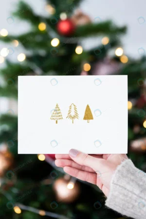 woman holding christmas card front christmas tree crcdf1b9849 size173.48mb - title:Home - اورچین فایل - format: - sku: - keywords: p_id:18