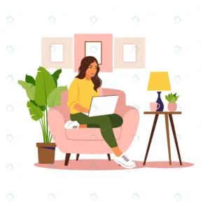 woman sitting with laptop concept illustration wo crc28ce457b size0.54mb - title:Home - اورچین فایل - format: - sku: - keywords: p_id:18