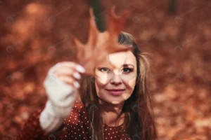 woman with leaf shadow face autumn forest crc5be44962 size18.59mb 7360x4912 - title:Home - اورچین فایل - format: - sku: - keywords: p_id:18