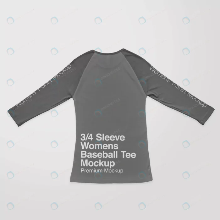 womens sleeve baseball tee back mockup 2 crc53ee3ef3 size43.94mb 1 - title:موکاپ لباس آستین دار بیسبال - اورچین فایل - format:PSD - فتوشاپ - sku:crc53ee3ef3 - keywords: p_id:54003