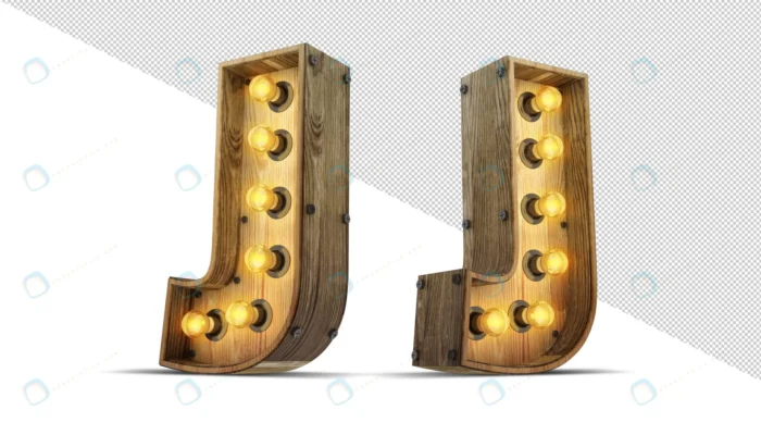 wood alphabet light bulb 3d rendering illustratio crc2 - title:رندر کاراکتر انگلیسی J سبک کازینو - اورچین فایل - format:PSD - فتوشاپ - sku:crc2b497313 - keywords: p_id:35927