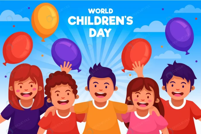 world children s day with colorful balloons crcc76dcd58 size1.30mb - title:کارت پستال روز جهانی کودک مبارک - اورچین فایل - format:EPS - وکتور - sku:crcc76dcd58 - keywords: p_id:41881