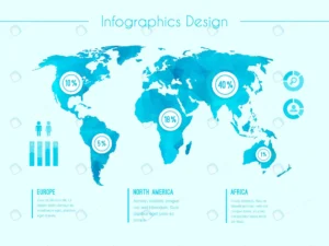 world map infographic vector template showing the crcdc57a9da size6.39mb - title:Home - اورچین فایل - format: - sku: - keywords: p_id:18