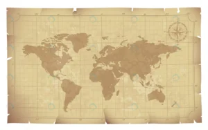 world map on old paper illustration crc92c2b582 size3.27mb - title:Home - اورچین فایل - format: - sku: - keywords: p_id:18