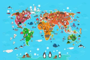 world map with animals monkey hedgehog bear kanga crcac373670 size10.28mb - title:Home - اورچین فایل - format: - sku: - keywords: p_id:18