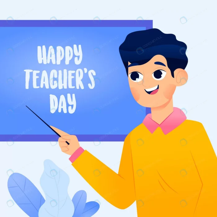 world teacher s day illustration crcfd9ea141 size0.56mb - title:تبریک روز معلم با کاراکتر مرد - اورچین فایل - format:EPS - وکتور - sku:crcfd9ea141 - keywords: p_id:40025