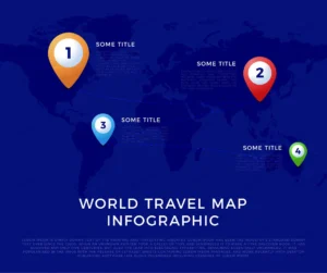 world travel map infographic template color icons crc690c0435 size3.74mb - title:Home - اورچین فایل - format: - sku: - keywords: p_id:18