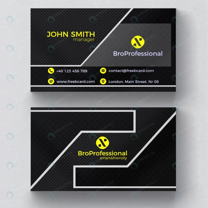 yellow black business card 1.webp crcf3fb5f54 size1.88mb 1 - title:تمپلیت کارت ویزیت مدرن با طرح هندسی - اورچین فایل - format:PSD - فتوشاپ - sku:crcf3fb5f54 - keywords: p_id:48189