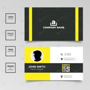 yellow black business card template design crce5a0d63a size0.95mb - title:Home - اورچین فایل - format: - sku: - keywords: p_id:18