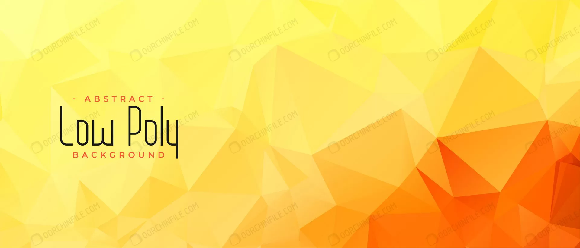 yellow orange color low poly abstract banner desi crcc280b0ab size2.90mb - title:بنر وکتور لوپولی - اورچین فایل - format:EPS - وکتور - sku:crcc280b0ab - keywords: p_id:97411