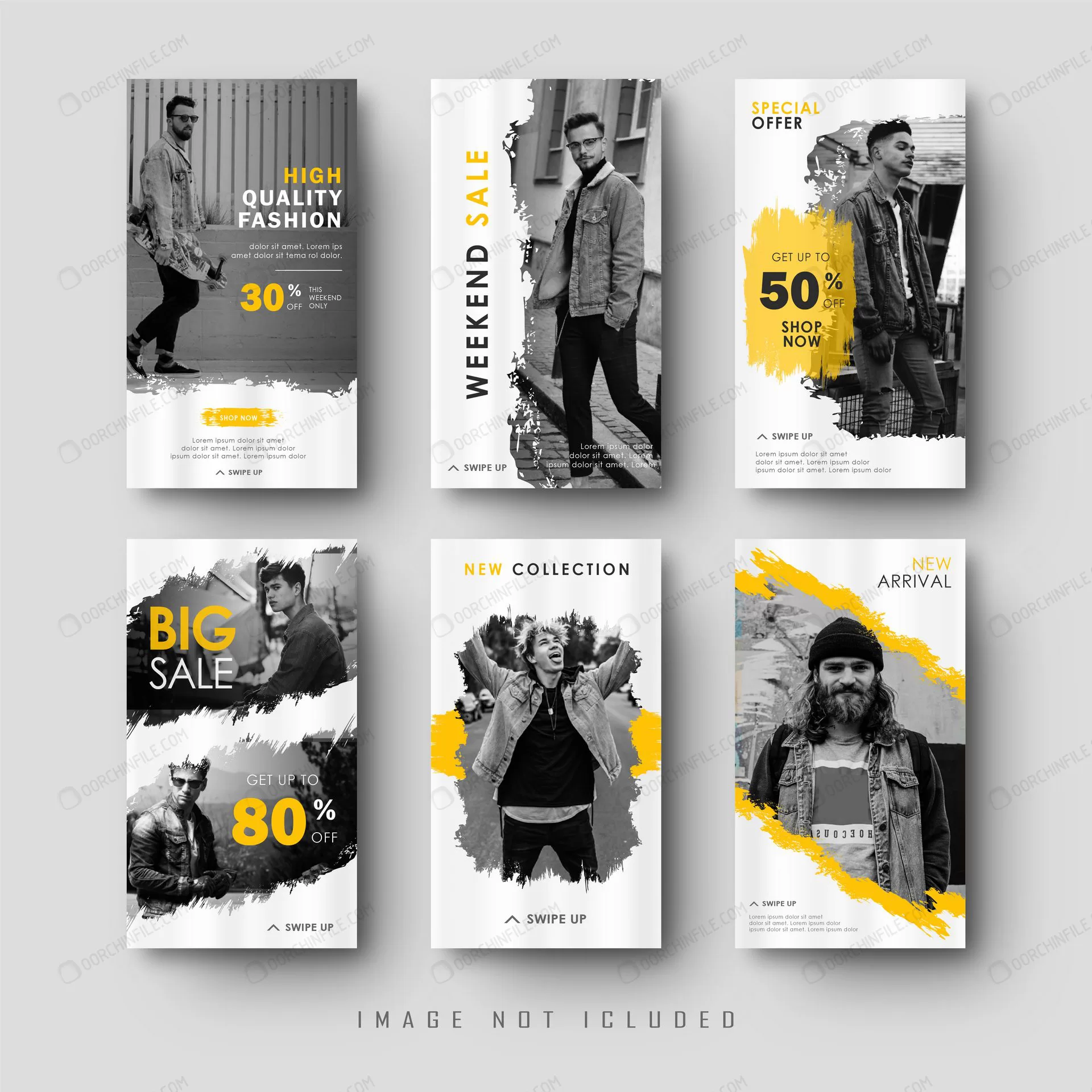yellow social media instagram stories banner coll crcd7085e99 size14.28mb - title:استوری اینستاگرام فروش محصولات با تخفیف - اورچین فایل - format:EPS - وکتور - sku:crcd7085e99 - keywords:استوری اینستاگرام فروش محصولات با تخفیف p_id:105017