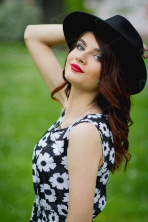 young bosnian woman with red lipstick hat smiling crc3093adc6 size4.30mb 3000x4500 1 - title:Home - اورچین فایل - format: - sku: - keywords: p_id:18