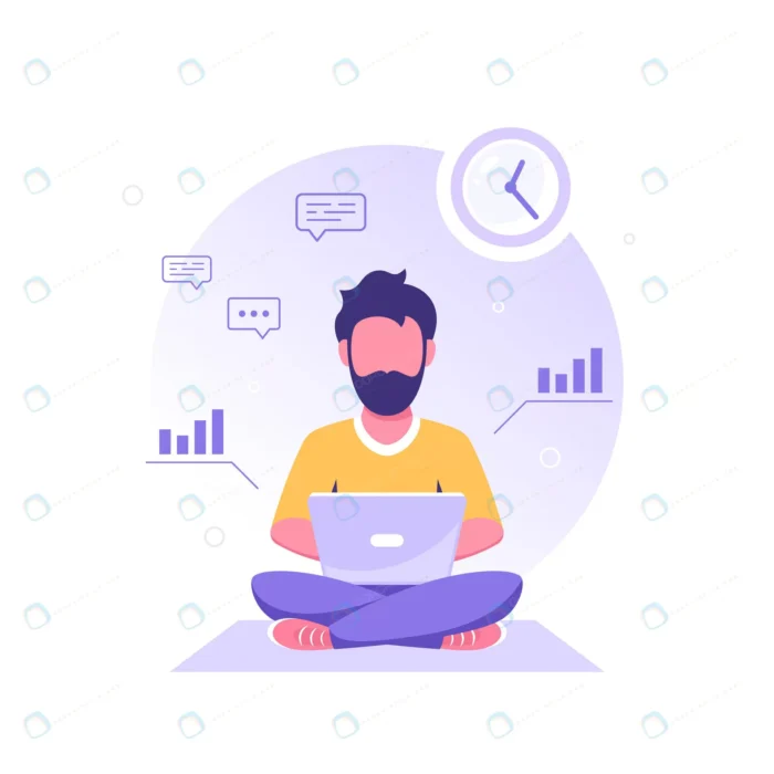 young caucasian man sitting floor working laptop crce0fd0fe1 size1.23mb - title:وکتور مرد در حال کار به صورت نشسته - اورچین فایل - format:EPS - وکتور - sku:crce0fd0fe1 - keywords: p_id:56684
