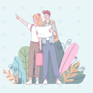 young cute couple with map backpacks crc9efb232f size2.04mb - title:Home - اورچین فایل - format: - sku: - keywords: p_id:18