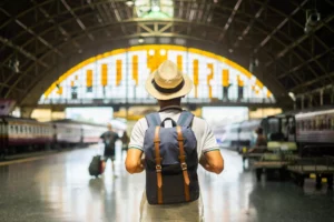 young man traveler with backpack waiting train crcecccbe2e size7.60mb 4896x3264 - title:Home - اورچین فایل - format: - sku: - keywords: p_id:18