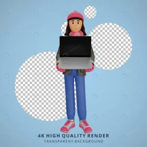 young woman holding laptop 3d cartoon character i crcbe57a6cd size6.63mb 1 - title:Home - اورچین فایل - format: - sku: - keywords: p_id:18