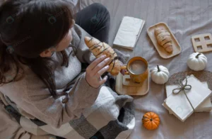 young woman wrapped plaid drinking coffee with cr crcaee778ae size8.17mb 5414x3533 - title:Home - اورچین فایل - format: - sku: - keywords: p_id:18