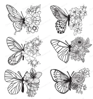 tattoo art butterfly hand drawing sketch with lin crc1e727401 size6.82mb - title:Home - اورچین فایل - format: - sku: - keywords: p_id:18