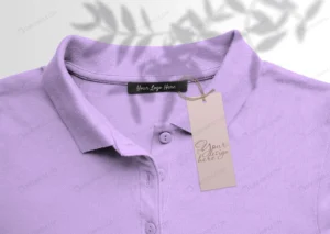 موکاپ برچسب و اتیکت تی‌شرت