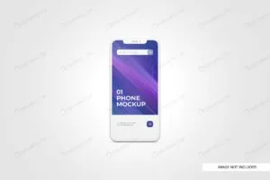 موکاپ صفحه نمایش موبایل