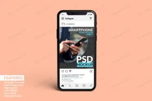 موکاپ گوشی هوشمند