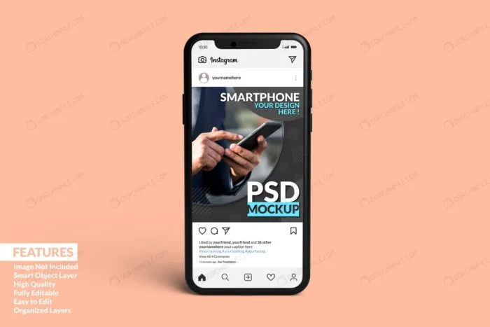 موکاپ گوشی هوشمند