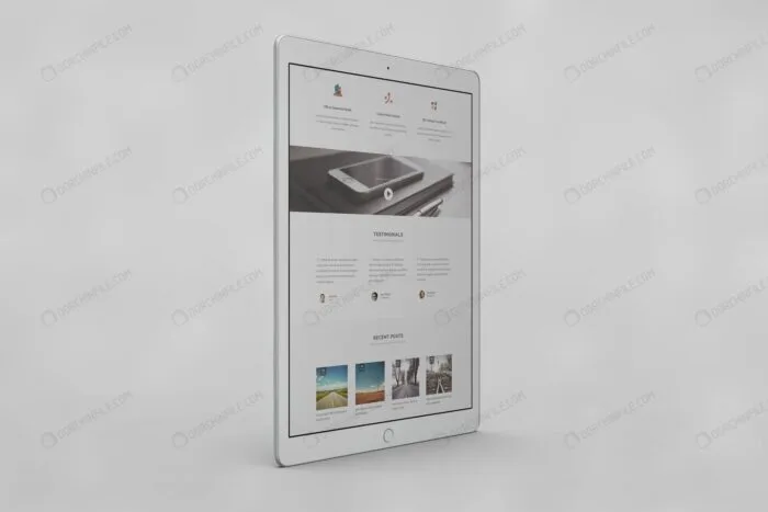 موکاپ تبلت