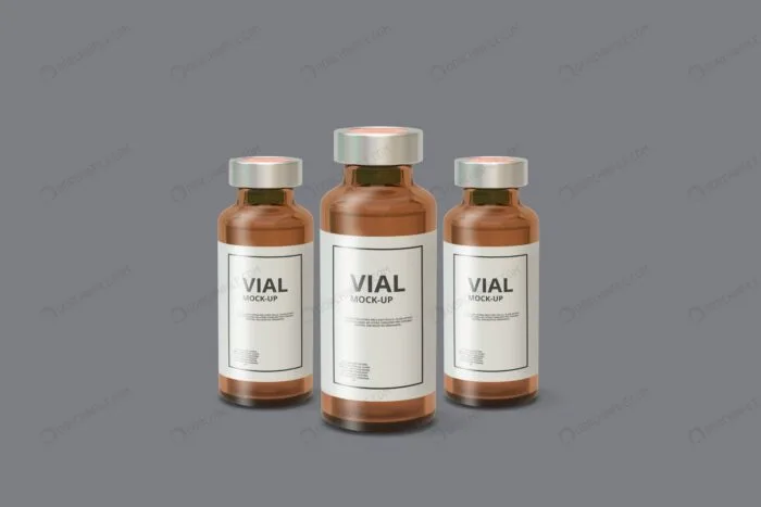موکاپ شیشه دارو