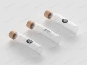 موکاپ مجموعه بطری
